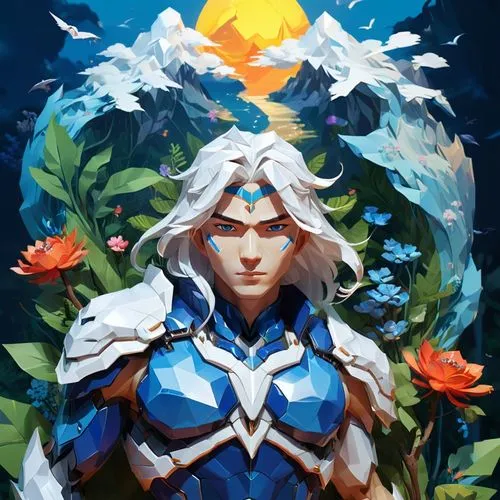 falstad,aegon,diana,reinhardt,oberon,terra,allura,lumi,blue petals,fallen petals,leona,skyflower,kumo,moonflower,windbloom,frame flora,hanhardt,flora,sun moon,reynir