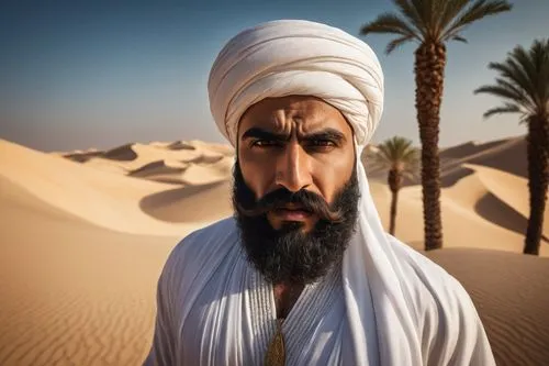 bedouin,middle eastern monk,arab,arabian,sheikh,desert background,pure arab blood,turban,dubai desert,capture desert,pure-blood arab,arabia,sultan,sheikh zayed,zoroastrian novruz,sheik,united arab emirate,ibn tulun,rem in arabian nights,khorasan wheat,Conceptual Art,Oil color,Oil Color 03