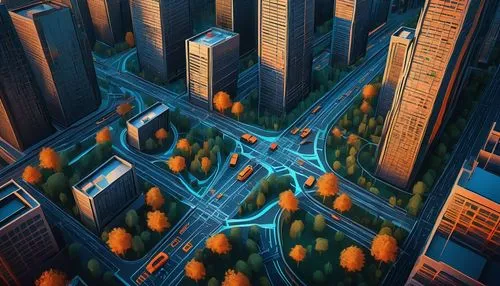 superhighways,intersection,cybercity,infrastucture,cybertown,city highway,intersections,light trail,microdistrict,interchanges,urbanization,infrastructures,citydev,smart city,highway roundabout,simcity,megapolis,urbanworld,city blocks,3d rendering,Conceptual Art,Oil color,Oil Color 16