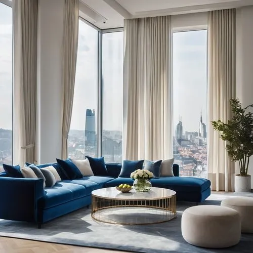 apartment lounge,penthouses,livingroom,modern minimalist lounge,blue room,modern decor,sky apartment,living room,contemporary decor,modern living room,minotti,danish furniture,sitting room,modern room,appartement,andaz,ekornes,sofas,scandinavian style,hettel,Illustration,American Style,American Style 05