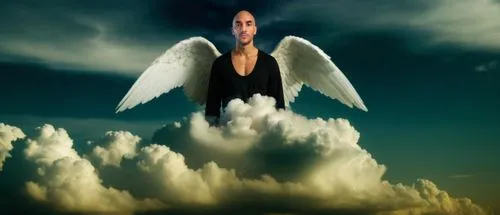 Epic clouds, real sky, angel wings, realistic, 8K resolution, widescreen, cinematic,,the archangel,angel wings,angel wing,black angel,business angel,archangel,guardian angel,dark angel,angel of death,