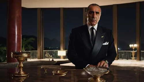 concierge,casablanca,maroni,godfather,ceo,atatürk,mafia,hotel man,black businessman,governor,napoleon iii style,banker,african businessman,cointreau,el salvador dali,mayor,classic cocktail,negroni,billionaire,suit of spades,Conceptual Art,Sci-Fi,Sci-Fi 25