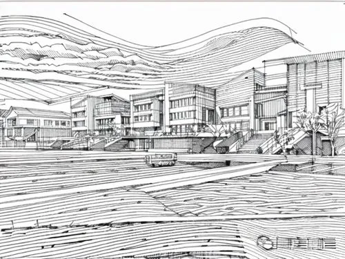 street plan,shenzhen vocational college,sheet drawing,kansai university,kirrarchitecture,camera illustration,pen drawing,hand-drawn illustration,kanazawa,japanese wave paper,hashima,otaru aquarium,ship yard,school design,cross sections,multistoreyed,camera drawing,cool woodblock images,concept art,line drawing,Design Sketch,Design Sketch,None