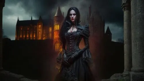 gothic woman,gothic portrait,gothic style,gothic,dark gothic mood,gothic dress