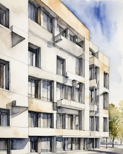 facade painting,plattenbau,residencial,habitaciones,inmobiliaria,appartment building,immobilier,facade insulation,apartment building,bagnolet,sketchup,apartments,maisonettes,edificio,immobilien,colombes,block of flats,passivhaus,facade panels,apartment buildings,Illustration,Paper based,Paper Based 24