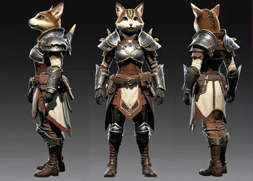 knight armor,paladin,female warrior,grey fox,huntress,templar,armor,crusader,neottia nidus-avis,armour,cullen skink,armored,armored animal,alien warrior,breastplate,desert fox,mercenary,suit of spades,cuirass,heavy armour,Illustration,Children,Children 02