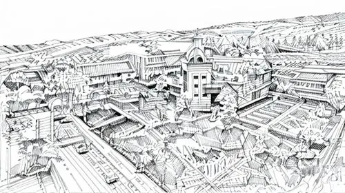 escher village,heidelberg,dubrovnik city,medieval town,city map,townscape,bukchon,town planning,peter-pavel's fortress,tübingen,city of münster,alhambra,dresden,verdun,bochum-dahlhausen,street plan,kirrarchitecture,freiburg,saarbrücken,maya city,Design Sketch,Design Sketch,Pencil Line Art