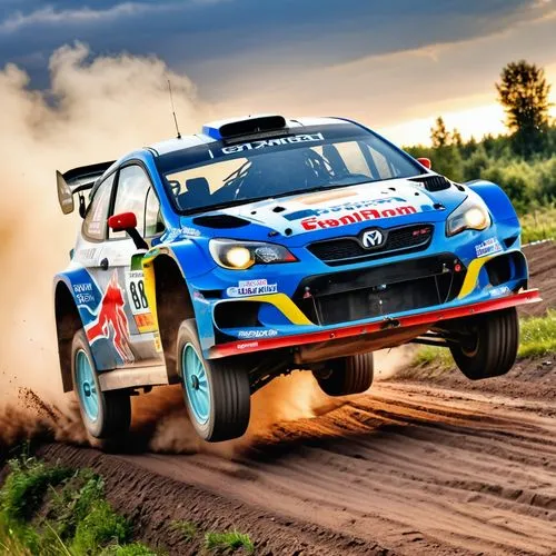 A rally car from the 2010s , on difficult tracks and with an eye-catching color.,rallycross,hirvonen,latvala,paddon,elfyn,delecour,ogier,ralli,bouffier,vatanen,neuville,rallye,rallying,pastrana,mcrae,