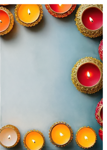 Bengali lights, traditional Indian festival, colorful diyas, candles, lanterns, intricate designs, golden decorations, soft warm glow, evening ambiance, 3/4 composition, shallow depth of field, vibran