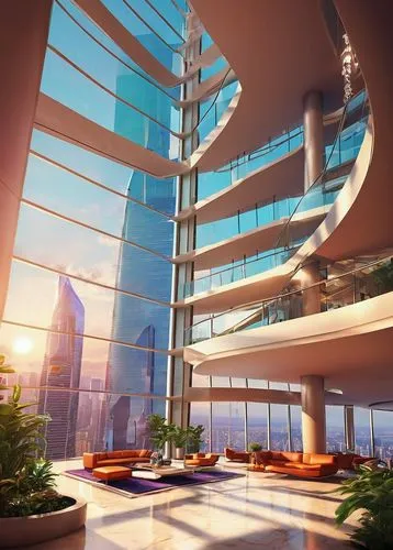 penthouses,futuristic architecture,sky apartment,sky space concept,tallest hotel dubai,largest hotel in dubai,modern architecture,skyscapers,arcology,damac,futuristic art museum,skybridge,futuristic landscape,modern office,skywalks,3d rendering,dubay,residential tower,the observation deck,skyloft,Illustration,Vector,Vector 19