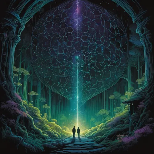 hall of the fallen,threshold,the pillar of light,astral traveler,wormhole,inner space,chasm,beyond,transcendence,sci fiction illustration,mysticism,mirror of souls,dimension,inner light,heaven gate,the mystical path,chamber,games of light,portals,seek,Illustration,Realistic Fantasy,Realistic Fantasy 05