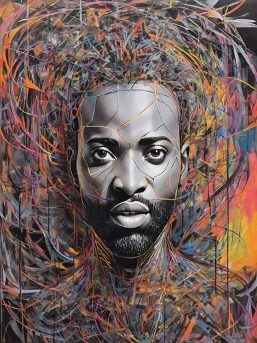 african man,oil painting on canvas,ghana,emancipation,afro american,king david,oil on canvas,afro-american,graffiti art,urban street art,brooklyn street art,afroamerican,rastaman,wall art,sacred art,artwork,street art,african art,high-wire artist,connectedness