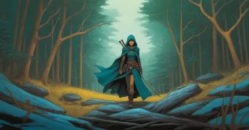 sorceror,mordenkainen,elven forest,valka,thingol,melkor,elrond,raistlin,elven,silmarillion,fantasy picture,mirkwood,the wanderer,seregil,fingolfin,sorcerer,midgard,gradimir,jotunheim,sci fiction illustration,Illustration,American Style,American Style 12