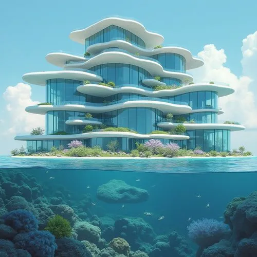 seasteading,house of the sea,floating island,floating islands,aqua studio,oceanica