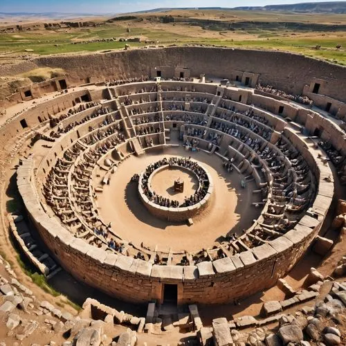 herodium,dougga,ancient theatre,tulou,amphitheatres,huaca,amphitheatre,greek in a circle,herodian,morgantina,atlas theatre,sanchi,bosra,coliseo,adiyaman,amphitheater,viminacium,amphitheaters,nabataean,roman theatre,Photography,General,Realistic