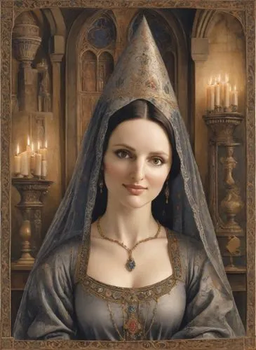 gothic portrait,gothel,noblewoman,mantilla,morwen,bvm