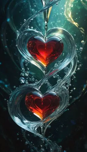 watery heart,heart background,heart flourish,love heart,heart chakra,the heart of,Conceptual Art,Fantasy,Fantasy 11