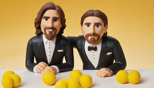 marzipan figures,lemons,kiwi lemons,lemon background,lemon slices,slice of lemon,marzipan potatoes,marzipan balls,clay animation,miniature figures,salt and pepper shakers,play-doh,clay figures,yellow plums,food icons,jesus figure,half slice of lemon,lemon half,lemon lemon,cake balls,Unique,3D,Clay