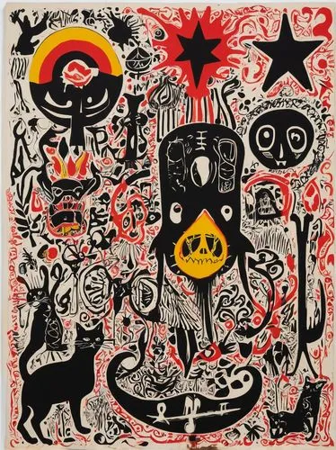 miro,alebrije,kusama,molas,ashkali,breunig,antibalas,penck,stettheimer,raavan,samsara,kaido,mahakala,bibbins,tezcatlipoca,huichol,vulpecula,yokai,chhinnamasta,shamans,Conceptual Art,Graffiti Art,Graffiti Art 10