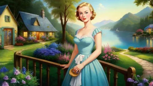 blue jasmine,housemaid,landscape background,housekeeper,dorthy,background image,portrait background,housemother,elsa,cartoon video game background,children's background,golf course background,landlady,springtime background,housedress,housemaids,girl in a long dress,darjeeling,spring background,fairy tale character