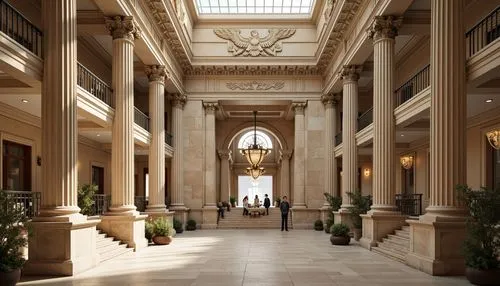 neoclassical,cochere,colonnades,atriums,saint george's hall,marble palace,entrance hall,glyptotek,archly,doric columns,columned,neoclassicism,syon park,glyptothek,threadneedle,colonnade,crillon,foyer,palladianism,lanesborough