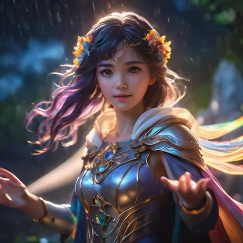 monsoon banner,fantasy portrait,cg artwork,show off aurora,fantasy picture,fantasy woman,goddess of justice,fantasy art,elza,radiant,3d fantasy,portrait background,the enchantress,fantasia,dragon li,eufiliya,crown render,xiangwei,cybele,artemisia,Photography,General,Cinematic