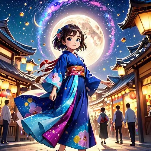 longmei,tanabata,chuseok,yukata,eiko,mid-autumn festival,matsuri,yanmei,komachi,megumi,hanabi,obon,kumiko,shimei,kimono,yongmei,hanfu,tenri,katara,kururi,Anime,Anime,Cartoon