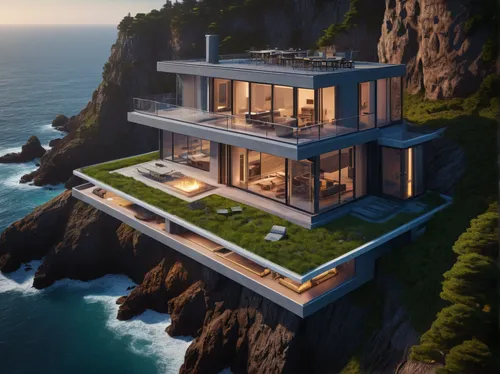 luxury property,cliffs ocean,dunes house,cubic house,modern house,luxury real estate,cliff top,luxury home,house by the water,ocean view,modern architecture,uluwatu,beautiful home,cube house,beach house,private house,coastal protection,cliffs,3d rendering,holiday villa,Photography,General,Sci-Fi