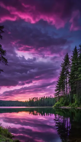 purple landscape,evening lake,purple wallpaper,incredible sunset over the lake,purple and pink,beautiful lake,nature wallpaper,splendid colors,landscape background,beautiful landscape,pink dawn,nature background,landscapes beautiful,purple,violet colour,nature landscape,purplish,windows wallpaper,twilight,background view nature,Photography,General,Natural