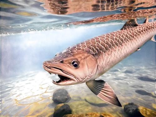 pacific sturgeon,chinese sturgeon,common carp,arapaima,tobaccofish,northern pike,lake sturgeon,trout breeding,redfish,freshwater fish,giant carp,brocade carp,sturgeon,gar,snakehead,rock cod,coelacanth,barramundi,coastal cutthroat trout,cutthroat trout,Conceptual Art,Fantasy,Fantasy 23