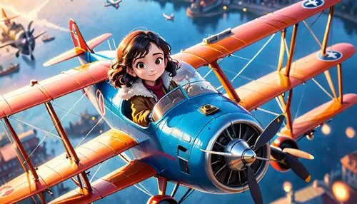 barnstormer,biplane,sopwith,seaplane,stearman,biplanes,skymaster,triplane,bellanca,skycar,aviatrix,monoplane,warplane,rocketplane,monocoupe,pilotwings,aerocar,skyworks,flying sparks,superscooper,Anime,Anime,Cartoon