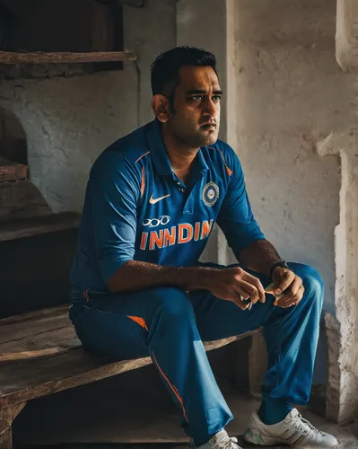 Imagine a day in the life of Mahendra Singh Dhoni as he prepares for an important cricket tournament.,mahendra singh dhoni,sachin tendulkar,mahi,cricketer,limited overs cricket,indian,india,cricket,vi