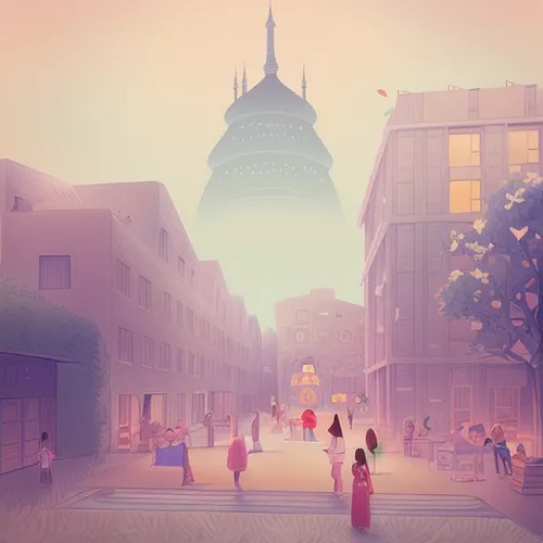 doodle ,pink city,theravada buddhism,buddhists monks,city scape,world digital painting,foggy bottom,buddhists,fantasy city,evening atmosphere,background vector,townscape,backgrounds,buddhist,dhammakay