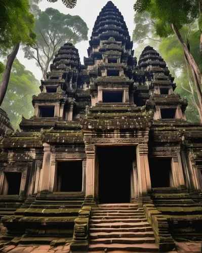 angkor,chedi,angkor wat temples,gopura,phanom,cambodia,angkor wat,phimai,tempel,vimana,candi rara jonggrang,prasat,angkor thom,taman ayun temple,mahaparinirvana,siemreap,temple,baan,prasathinphimai,mitrajaya,Illustration,Japanese style,Japanese Style 20