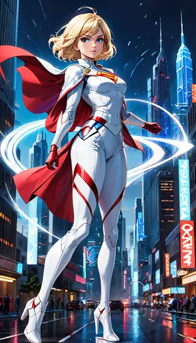 cg artwork,superhero background,nova,sci fiction illustration,super heroine,goddess of justice,heavy object,metropolis,lady medic,figure of justice,red saber,fantasia,kayano,sheik,super woman,wonder,captain marvel,sprint woman,charlotte,super hero,Anime,Anime,General