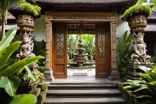 ubud,garden door,bali,peranakans,house entrance,peranakan,javanese traditional house,entranceway,seminyak,taman ayun temple,entryway,garden statues,anantara,entrances,front door,front gate,doorway,entry path,main door,baan,Illustration,Children,Children 04