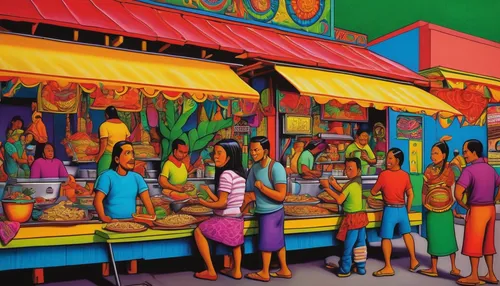 vendors,fruit market,hippy market,the market,jamaican food,bahian food,bahian cuisine,guyana,fruit stands,market,large market,vegetable market,market stall,fruit stand,carnival tent,food hut,latin american food,marketplace,banana box market,puerto rican cuisine,Conceptual Art,Daily,Daily 19