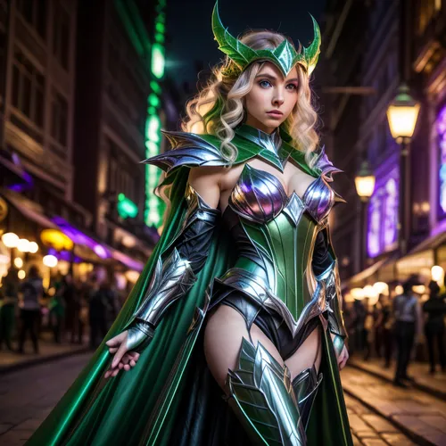 cosplay image,the enchantress,fantasy woman,goddess of justice,cosplayer,show off aurora,sorceress,aurora,caerula,tiber riven,cosplay,venera,elf,cassiopeia,aurajoki,female warrior,huntress,elza,fantas