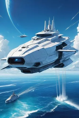 enterprise,helicarrier,carrack,supercarriers,alien ship,starbase,skyship,supercarrier,ufo intercept,voyagers,fast space cruiser,star ship,space ships,spelljammer,megaships,starship,sci fiction illustration,supercruise,nacelles,homeworld,Conceptual Art,Fantasy,Fantasy 03