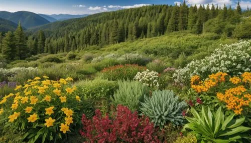 mountain meadow,mountain flowers,alpine meadow,alpine meadows,the valley of flowers,perennial plants,Photography,General,Realistic