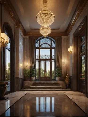 foyer,entrance hall,gleneagles hotel,ritzau,luxury home interior,lanesborough,ballroom,enfilade,cochere,palladianism,rosecliff,lobby,grand hotel europe,royal interior,hallway,neoclassical,amanresorts,poshest,hotel hall,luxury hotel,Art,Artistic Painting,Artistic Painting 04