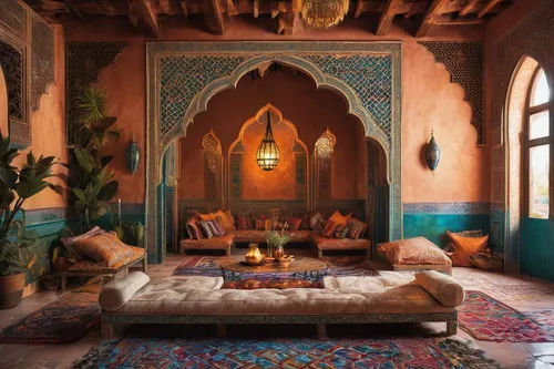 moroccan pattern,marrakesh,riad,morocco,marrakech,persian architecture,persian norooz,morocco lanterns,interior decor,fireplaces,iranian architecture,ornate room,moorish,arabic background,ottoman,rem in arabian nights,majorelle blue,spanish tile,decor,moroccan paper,Conceptual Art,Fantasy,Fantasy 05