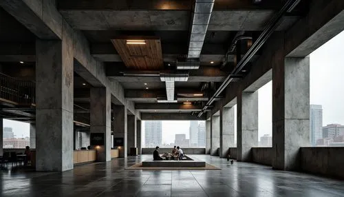 parkade,groundfloor,loft,offices,blur office background,lofts,marunouchi,modern office,urban landscape,unfurnished,office buildings,nihonbashi,headquaters,bureaux,workspaces,empty interior,chipperfield,working space,crossbeams,meeting room