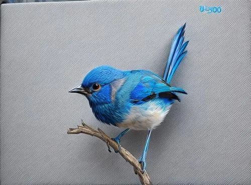 pretty bluebirds,superb fairywren,blue bird,bird painting,bluebird,bluebird female,Common,Common,Natural