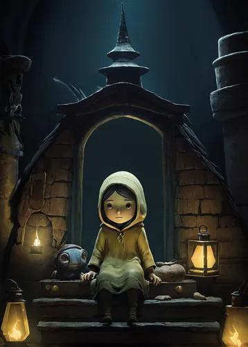 game illustration,pinocchio,scandia gnome,kids illustration,candlemaker,game art,adventure game,the little girl,play escape game live and win,geppetto,gnome,children's background,penumbra,lonely child,shopkeeper,android game,child with a book,dark art,little girl reading,light of night,Conceptual Art,Daily,Daily 04