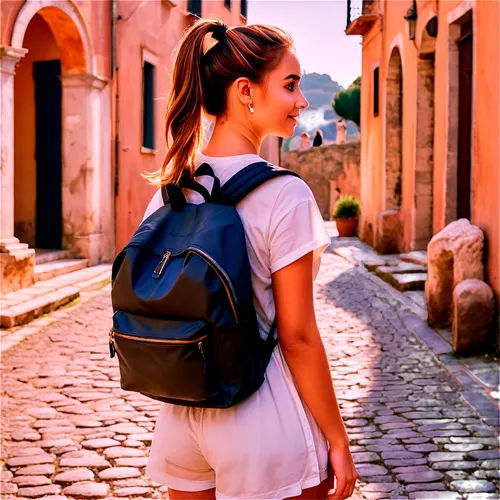 travel woman,ilovetravel,girl walking away,globe trotter,backpacker,do you travel,travel,backpack,wanderlust,tourist,girl from behind,girl in a historic way,traveler,travel insurance,to travel,girl from the back,world travel,traveling,travel destination,woman walking,Conceptual Art,Fantasy,Fantasy 23