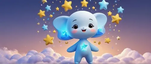 rosalina,baby stars,rating star,star scatter,stargirl,estrelas,Unique,3D,3D Character