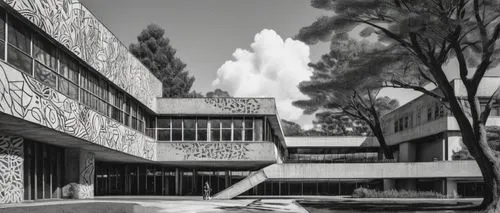 seidler,corbu,midcentury,iteso,gulbenkian,calarts,docomomo,neutra,breuer,lubetkin,caltech,instituto,ufmg,ufrj,politecnico,javeriana,brutalist,maxxi,universitatea,athens art school,Illustration,Black and White,Black and White 11