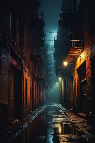 alleyway,alleyways,alley,blind alley,dishonored,alleys,sidestreet,old linden alley,alleycat,crewdson,narrow street,oscura,sidestreets,arkham,bladerunner,laneways,alley cat,penumbra,cyberpunk,darktown,Art,Artistic Painting,Artistic Painting 40