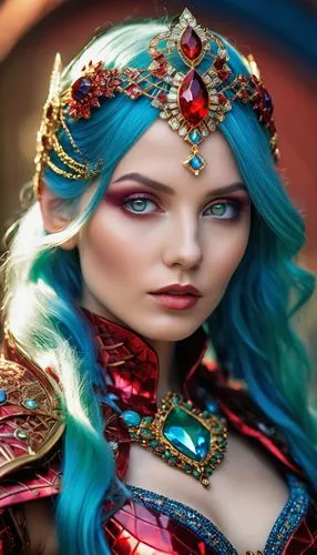 fantasy portrait,gandhari,mastani,zarina,esmeralda,blue enchantress,3d fantasy,fantasy woman,cleopatra,female doll,triss,delenn,surana,mervat,violet head elf,fantasy art,inara,varya,velika,mihrimah